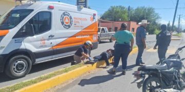 Motociclista lesionado General Terán