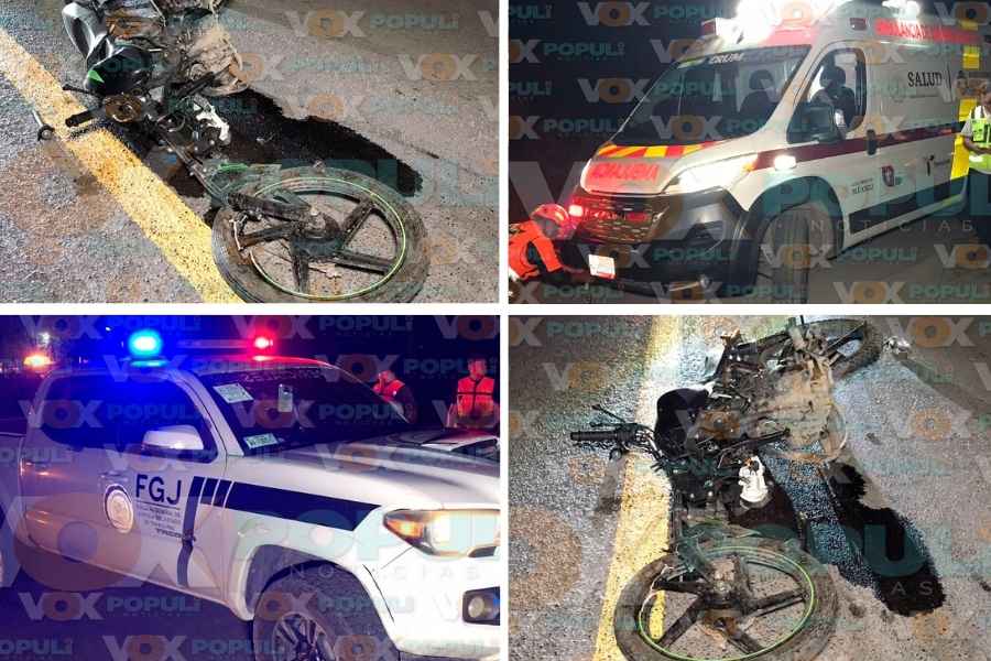 Motociclista muere tras ser impactado por camioneta en carretera Victoria-Mante, Tamaulipas