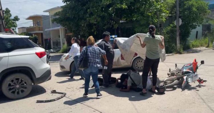 mujer diversas lesiones El Mante