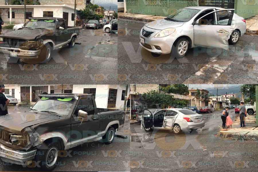 Mujer y sus dos hijas resultan lesionadas tras choque en Ciudad Victoria, Tamaulipas