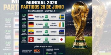 Mundial 2026: ¿A qué hora y en dónde transmitirán EN VIVO los partidos de este sábado 20 de junio?