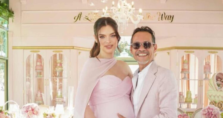 Nadia Ferreira y Marc Anthony celebran lujoso baby shower en Miami