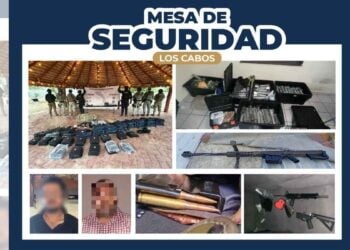 Operativos dejan detenidos y armamento asegurado en Los Cabos, Baja California Sur