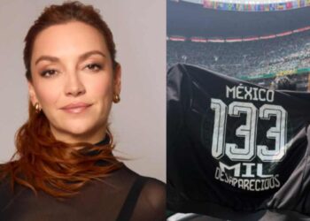 Regina Blandón lleva mensaje por desaparecidos a inauguración del Mundial 2026