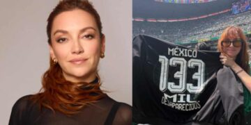 Regina Blandón lleva mensaje por desaparecidos a inauguración del Mundial 2026