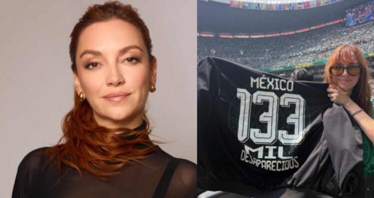 Regina Blandón lleva mensaje por desaparecidos a inauguración del Mundial 2026
