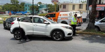 Reportan accidente vial Monterrey