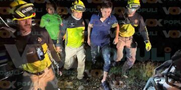 Rescatan a excursionista perdido en el Cañón del Novillo en Ciudad Victoria, Tamaulipas
