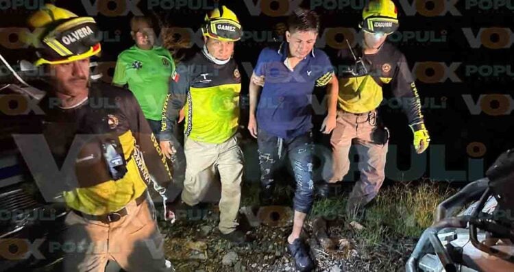 Rescatan a excursionista perdido en el Cañón del Novillo en Ciudad Victoria, Tamaulipas