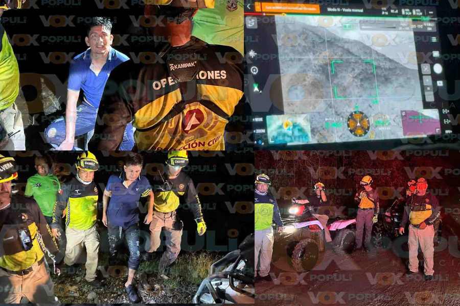 Rescatan a excursionista perdido en el Cañón del Novillo en Ciudad Victoria, Tamaulipas