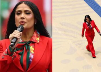 Revelan fotografías de la participación de Salma Hayek en el Mundial 2026