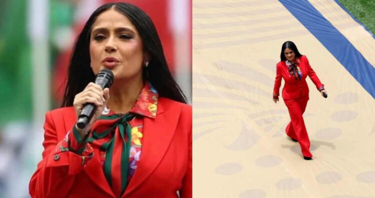 Revelan fotografías de la participación de Salma Hayek en el Mundial 2026