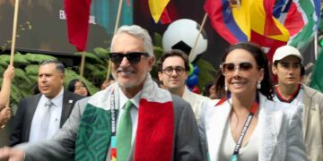 Ricardo Salinas Pliego llega al Estadio Ciudad de México para estar presente en el Mundial 2026; así fue captado