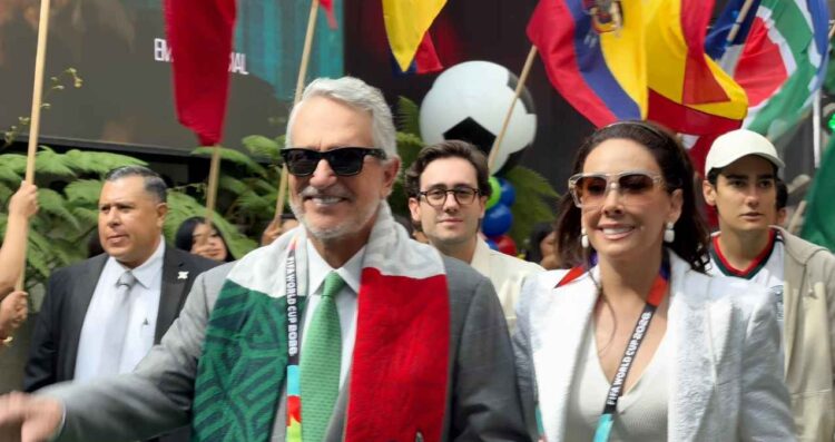 Ricardo Salinas Pliego llega al Estadio Ciudad de México para estar presente en el Mundial 2026; así fue captado