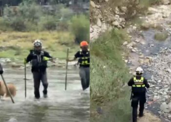 Siguen sin localizar a persona arrastrada por corriente del río Pesquería en Nuevo León; autoridades reactivan rastreo
