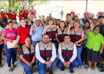 Supervisa SEBIEN comedores y entrega beneficios sociales en Victoria