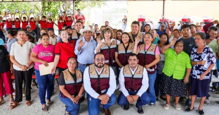 Supervisa SEBIEN comedores y entrega beneficios sociales en Victoria