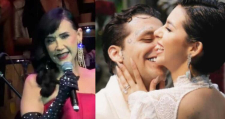 Susana Zabaleta critica a Christian Nodal durante concierto