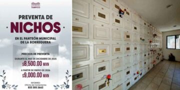 nichos cementerio “La Borreguera” Tampico