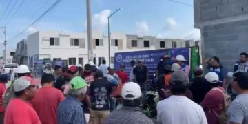 Trabajadores detienen construcción de Casas del Bienestar en Ciudad Victoria, Tamaulipas