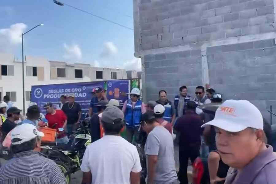 Trabajadores detienen construcción de Casas del Bienestar en Ciudad Victoria, Tamaulipas