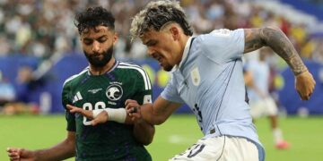 Uruguay empate Arabia Saudí