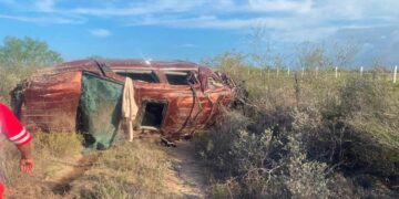 Volcadura deja tres personas sin vida en Reynosa, Tamaulipas