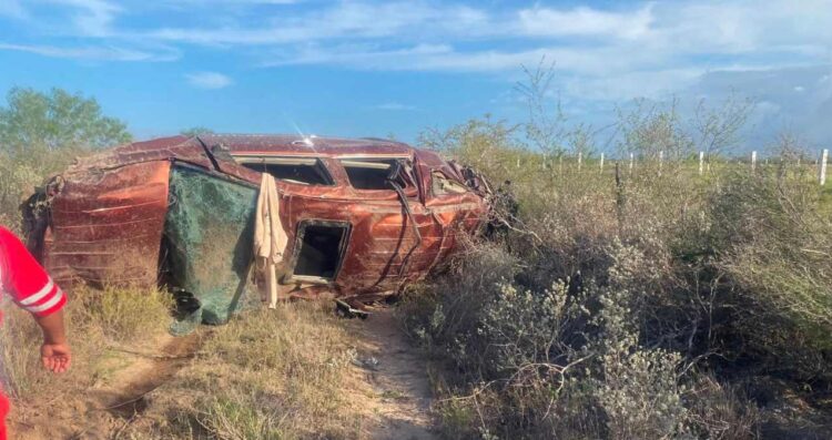 Volcadura deja tres personas sin vida en Reynosa, Tamaulipas