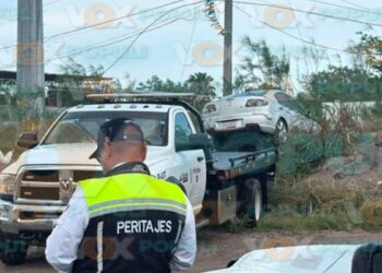 _accidente ponchadura de llanta en Reynosa