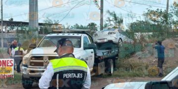 _accidente ponchadura de llanta en Reynosa