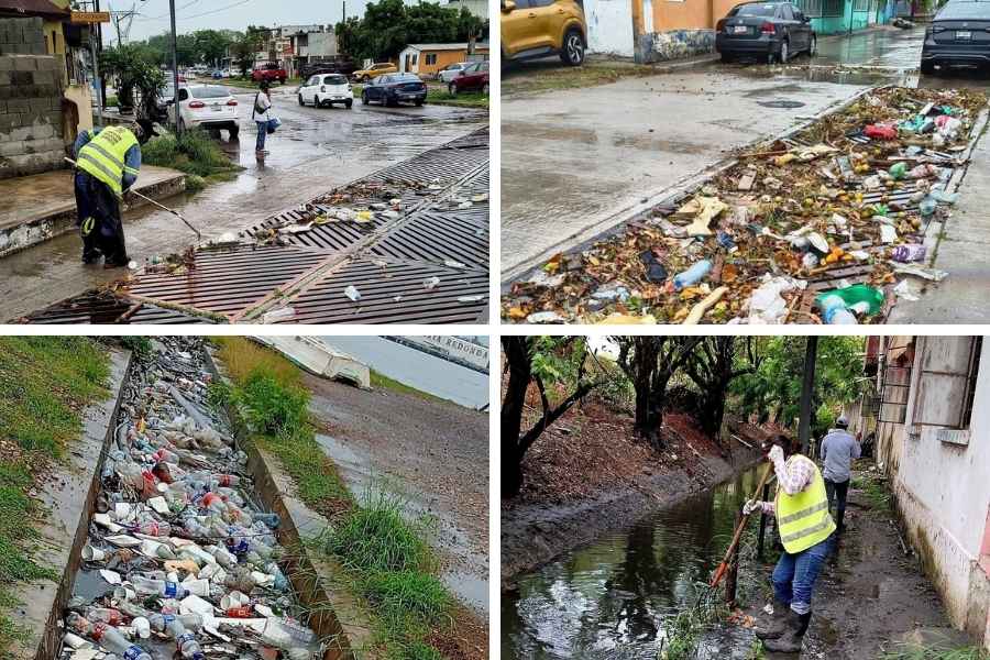 afectaciones por lluvias en Tampico