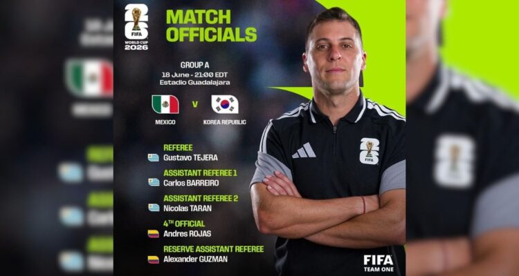 árbitro México vs Corea