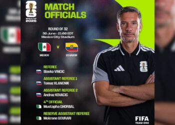árbitro México vs Ecuador