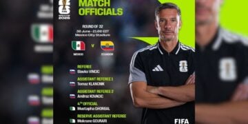 árbitro México vs Ecuador