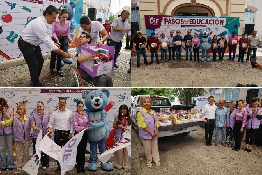 caravana Pasos por la Educación DIF Victoria