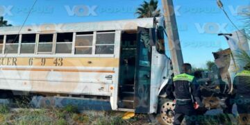 choque de transporte público en Reynosa