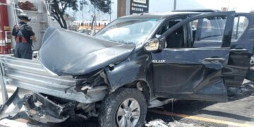 _choque vehicular lesionado en Guadalupe
