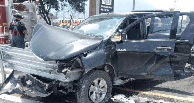 _choque vehicular lesionado en Guadalupe