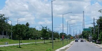 corredor recreativo en avenida de Matamoros