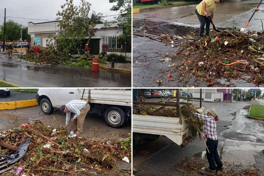daños por lluvia en Victoria