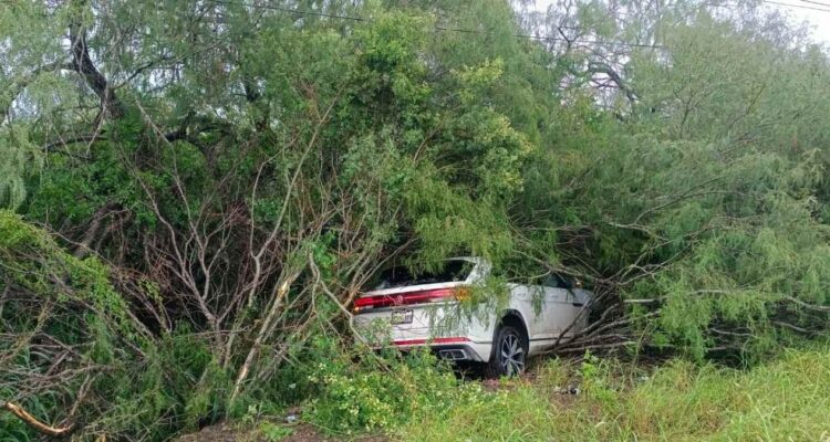 derrape vehículo en San Fernando