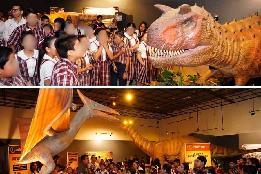 exposición DinoFrontera Nuevo Laredo