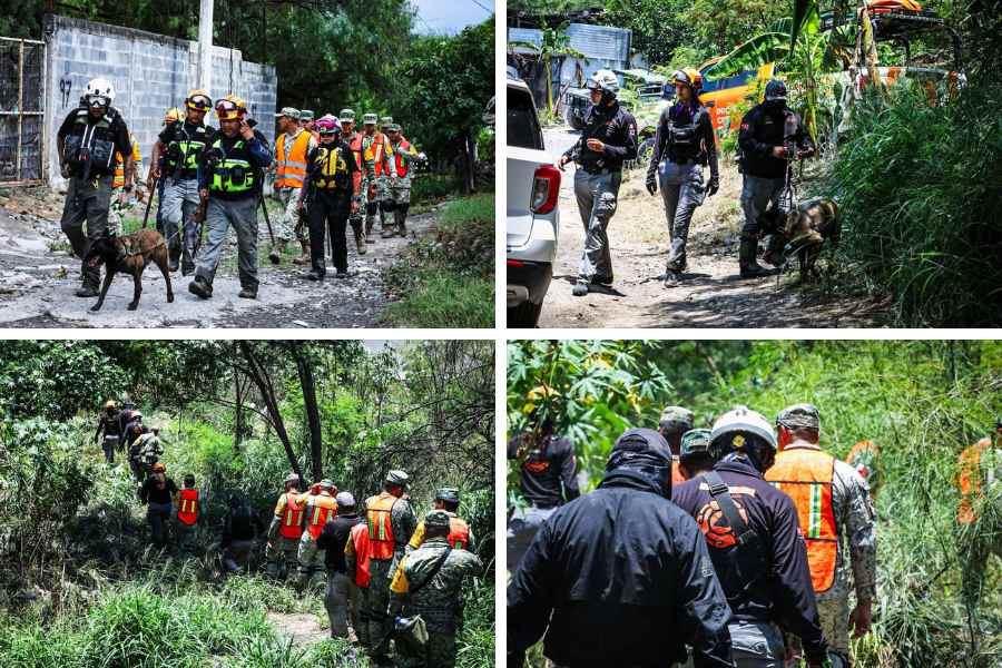 hombre arrastrado por el Río Pesquería
