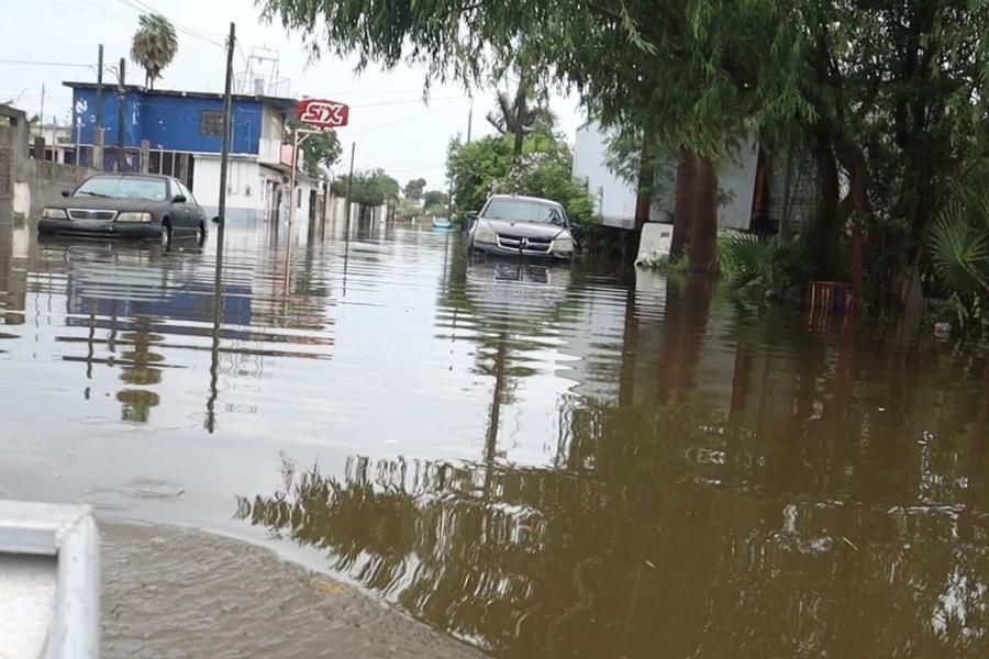 inundaciones de basura en Matamoros