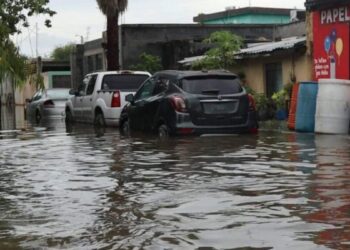inundaciones de basura en Matamoros