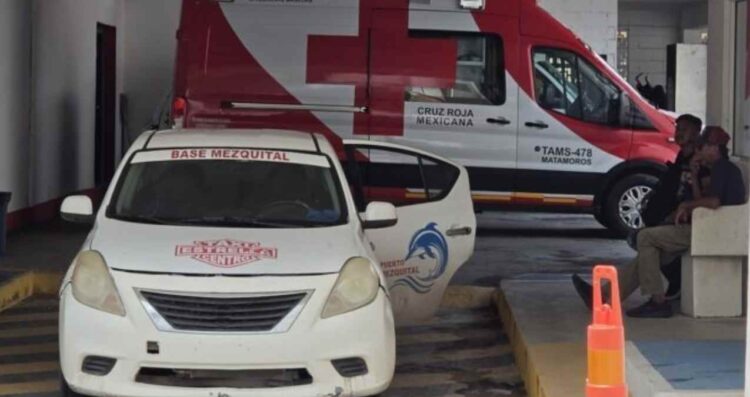joven inconsciente en Matamoros