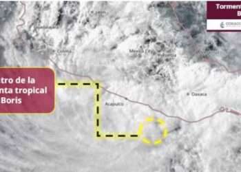 _localiza la Tormenta Tropical ‘Boris’