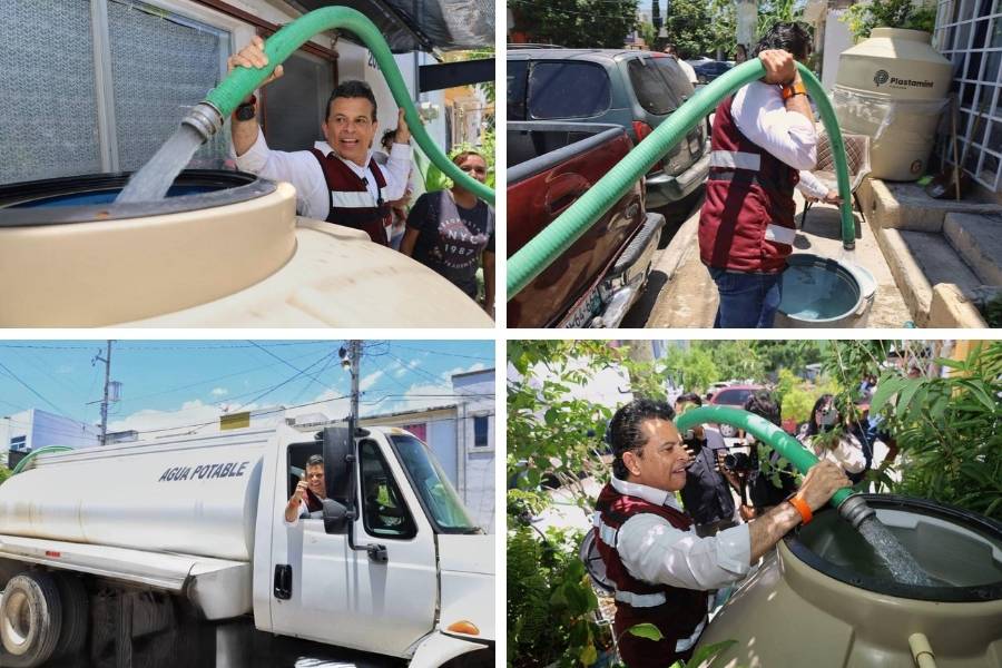 pipas de agua en Ciudad Victoria