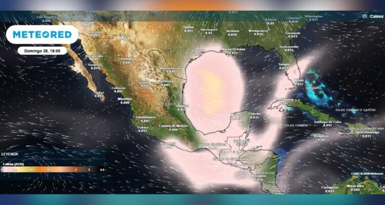 polvo del Sahara en Tamaulipas