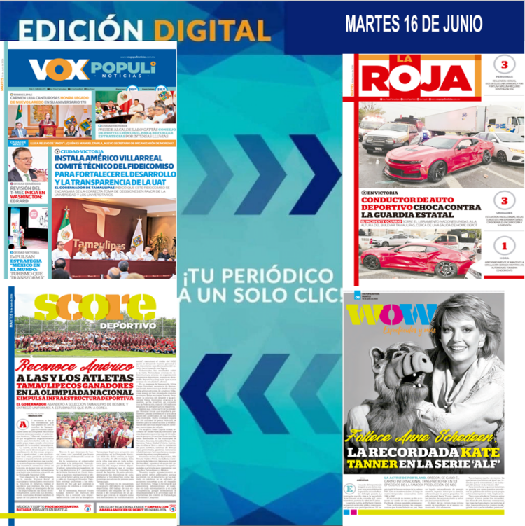 MARTES 16 DE JUNIO